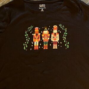 Old Navy Black Nutcracker Long Sleeve Shirt